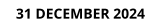 31 DECEMBER 2024