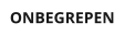 ONBEGREPEN
